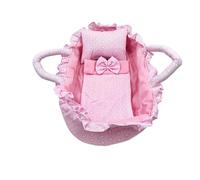 Playing Essential 12 Inch Doll Bassinet with Bright Colors and Strong Stitching for Kids Imaginative Play Doll Cot