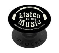 Playing for Change Listen to the Music Cream Logo PopSockets Adhesive PopGrip