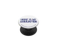 Playing for Change Music Is My Ammunition Blue Logo PopSockets Adhesive PopGrip
