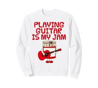 Playing Guitar Is My Jam, Acoustic Guitarist Musician Funny Sweatshirt