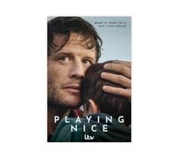 Playing Nice (2025) Movie Poster Canvas Poster Wall Art Decor Print Picture Paintings for Living Room Bedroom Decoration 08x12inch(20x30cm)