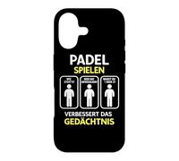 Playing Padel Improves Memory - Funny Padel Case for iPhone 17
