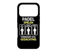 Playing Padel Improves Memory - Funny Padel Case for iPhone 17 Pro