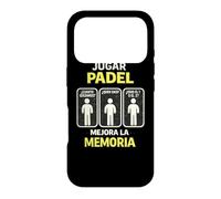 Playing Padel Improves Memory - Funny Padel Case for iPhone 17 Pro