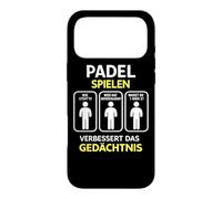Playing Padel Improves Memory - Funny Padel Case for iPhone 17 Pro Max