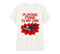 Playing Piano is My Jam, Pianist Musician Funny Premium T-Shirt