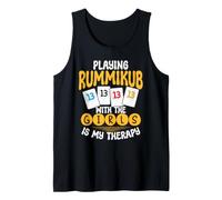 Playing Rummikub with The Girls is My Therapy Rummikub Tank Top