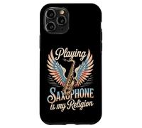 Playing Saxophone Is My Religion Music Lover Case for iPhone 11 Pro