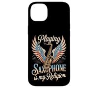 Playing Saxophone Is My Religion Music Lover Case for iPhone 14 Plus
