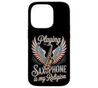 Playing Saxophone Is My Religion Music Lover Case for iPhone 14 Pro