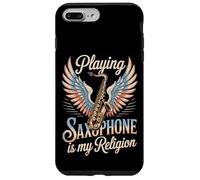 Playing Saxophone Is My Religion Music Lover Case for iPhone 7 Plus/8 Plus
