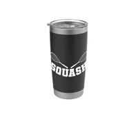 Playing Squash in a Duel Stainless Steel Insulated Tumbler