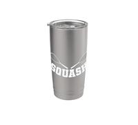 Playing Squash in a Duel Stainless Steel Insulated Tumbler