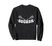 Playing Squash in a Duel Sweatshirt