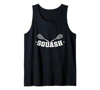 Playing Squash in a Duel Tank Top