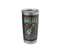 Playing The Ukulele Stainless Steel Insulated Tumbler