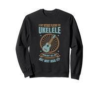 Playing The Ukulele Sweatshirt