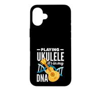 Playing Ukulele It's In My DNA Musician Case for iPhone 16 Plus