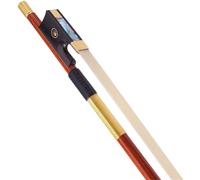 Playing Violin Bow Brazilian Suaeda Violin Bow Horsetail Hair Octagonal Round Bow Brass Accessories 3/4 Size(Octagonal,1/2)