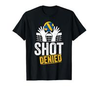 Playing Volleyball Shot Denied Volleyball Blocker Value Graphic T-Shirt