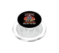 Playing With A Firefighter Funny Fireman Fighters Lovers PopSockets PopGrip for MagSafe