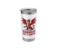 Playing with Fire Rugby Red Dragon Stainless Steel Insulated Tumbler