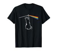 Playing with Light Cat Gift Men Kids Women Funny Cat T-Shirt