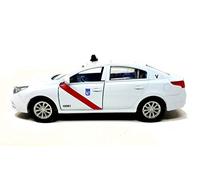 PLAYJOCS GT-2894 Madrid Taxi Car, White, 1:34 Scale, 13 x 5.2 x 5.35 cm, Unisex, Children aged 3 and above