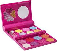 Playkidiz My First Princess Kids Makeup Set for Girls - Non-Toxic Washable Beauty Makeup Kit for Kids - Ideal Cosmetics Palette Set with Glitters & A Mirror for Girls - Role-Play Gift Set for Toddlers