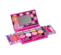 Playkidiz My First Princess Makeup Chest, Girl's All-In-One Deluxe Cosmetic - Kids Makeup Set For Girls - Real Makeup Palette With Mirror (Washable)