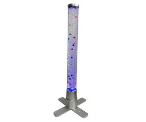 Playlearn 60cm Table Top Bead Bubble Tube Night Mood Light, Bubble Lamp for Kids Bedroom,Sensory Room,Waiting Room, LED Lights,Enhance Sensory Stimulation,ADHD Management
