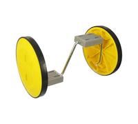 Playlearn Fun Wheel Kids Foot Pedal Balance Steeper - Kids' Pedal Vehicles Double Wheel Stepper Ride On - Outdoor Play Equipment Montessori Balance Garden Toy