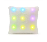 Playlearn Glow Buddy Pillow - Light Up Pillow for Kids, Plush Glow Pals Sensory Cushion, Calming Sensory Lights, Soft Glow Buddy for Sleep Comfort, Sensory Room Accessories & Relaxation