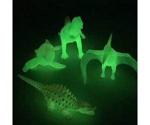 Playlearn Glow In Dark UV Dinosaur Set, Charge in the Light and Glow Brightly in the Dark.