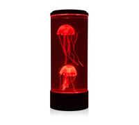 Playlearn Jellyfish Lamp 39cm LED Jelly Fish Light Lamp - Floating Jellyfish Lava Lamp Aquarium with USB Power, Auto-Off & Quiet Motor - Calming Sensory Mood Décor for Home