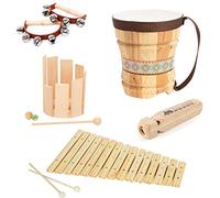 Playlearn Ltd 6 Piece Natural Wooden Music Kit