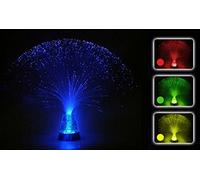 Playlearn Sensory Lights Fibre Optic LED Fibre Optic Lamp Colour Changing Glitter Base - 4 Colours - 13 Inch Mood Novelty Lamp