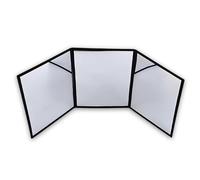 Playlearn Sensory Mirror 3 Way Visual Play and Exploration, 3 Panel Folding,High Contrast Coordination Mirror for Toddlers Early Development & Activity Toys