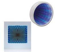 Playlearn Set of 2 3D Sensory Light LED Mirror Tunnel & Circle, Calming Visual Effect for Kids & Home Decor