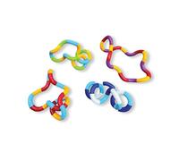 Playlearn Tangle Junior Fidget Toy/Puzzle Assorted Pack of 4 TWIST4
