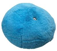 Playlearn Vibrating Pillow Massage Sensory Pillow Pain Relief Cushion with Soft Velour-36cm Blue Cover Massage Pillows for Neck and Back-Portable Massage Pillow Stress Relief for Adult&Kids