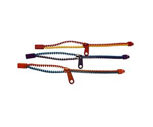 Playlearn Zip Fidget Bracelets Tactile and Auditory Sensory Feedback for Sensory Seekers Pack of 3