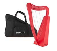 playLITE 15 String Harp by Gear4music, Red