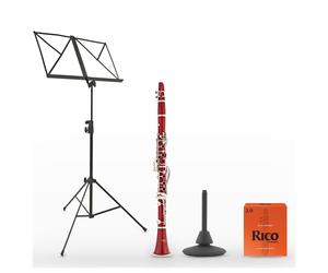 playLITE Clarinet Beginner Pack by Gear4music Red
