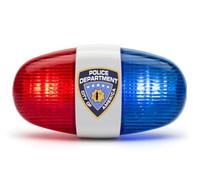 Playmags Kids Tech Bike LED light - Police Sound Light Electronic Horn - Bicycle Siren, 5 LED Light 4 Sounds Trumpet light, Multi Color, 5.11 x 2.9 x 1.4in. (13 x 7.5x 3.5cm)