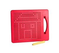 Playmags Magna Drawing Board Fun Design & Draw Travel Tablet w/ 380 Built-in Magnetic Balls, Matching Stylus Pen & Easy Carry Handle; Clean, Creative Fun & STEM Education for Toddlers Age 3+