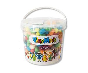 PlayMais BASIC 500 craft kit for kids from 3 years | bucket filled with 500 colored PlayMais for crafting | natural toy | stimulates creativity & motor skills | perfect gift for girls & boys