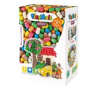 Playmais Basic Large Craft kit for Kids from 3 Years | 750 Colored for Crafts | Natural Toy | stimulates Creativity & Motor Skills for Girls & Boys | Made in Germany