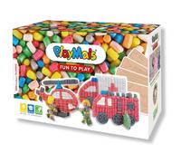 PlayMais Fun to Play Firetruck Craft Set for Children from 3 Years I Educational