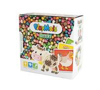 PlayMais Mosaic Little Farm Creative Craft kit for Girls & Boys from 3 Years | 2300 6 Mosaic templates with Farm Animals | stimulates Creativity & Motor Skills | Natural Toy